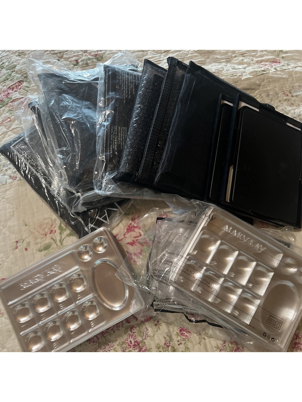 Mary Kay Face Case Party Demo Mirrors Lot 9 Tabletop Trays Consultant Supplies